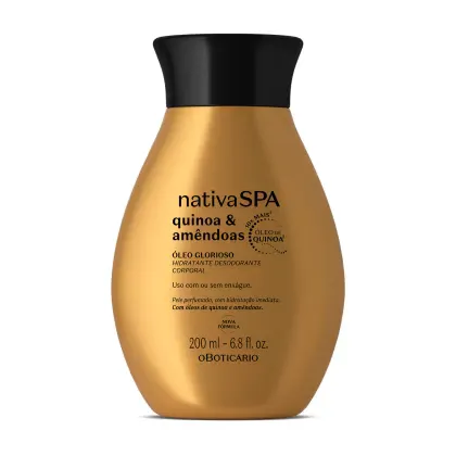Óleo Hidratante Corporal Nativa Spa Quinoa E Amêndoas