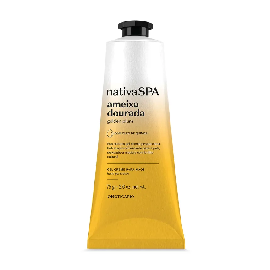 Gel Creme Para as Mãos Nativa Spa Ameixa Dourada